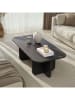 Evila Salontafel "Akira" zwart - (B)120 x (H)41 x (D)60 cm