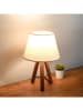 Evila Tischleuchte in Creme