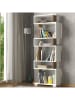 Evila Bücherregal "Blok" in Weiß - (B)60 x (H)160 x (T)20 cm