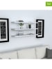 Evila 3-delige set: wandmeubels "Boss v2" wit - (B)60 x (H)1,8 x (D)14,5 cm