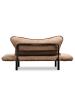Evila Sofa w kolorze jasnobrązowym z funkcją leżanki - 150 x 70 x 65 cm