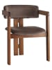 Evila Esszimmerstuhl in Braun/ Hellbraun - (B)58 x (H)76 x (T)49 cm
