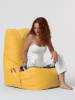 Evila Sitzsack "Diamond" in Gelb - (B)60 x (H)90 x (T)60 cm