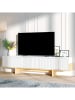 Evila TV-Regal in Weiß - (B)180 cm - (H)44,6 cm - (T)30 cm