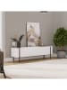 Evila TV-Regal ''Herman'' in Weiß - (B)160 x (H)45,6 x (T)31,4 cm