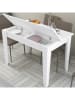 Evila Küchentisch in Weiß - (B)110 x (H)75 x (T)72 cm