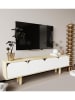 Evila TV Stand in Weiß - (B)180 cm - (H)48 cm - (T)29,8 cm