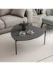 Evila Salontafel "Lenny" antraciet - (B)90 x (H)40 x (D)89 cm