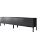 Evila TV-Regal "Lord" in Anthrazit/ Schwarz - (B)180 x (H)47 x (T)30 cm
