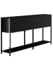 Evila Sideboard "Lord" zwart - (B)150 x (H)80 x (D)30 cm