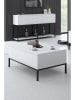 Evila Salontafel "Lord" wit/zwart - (B)90 x (H)40 x (D)60 cm