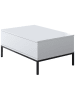 Evila Salontafel "Lord" wit/zwart - (B)90 x (H)40 x (D)60 cm