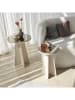 Evila 2er-Set: Beistelltische "Luna" in Beige