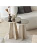 Evila 2-delige set: bijzettafels "Luna" beige