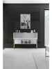 Evila Sideboard "Luxe" wit/goudkleurig - (B)120 x (H)80 x (D)30 cm