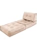 Evila Schlafsessel "Mocca" in Beige - (B)65 x (H)78 x (T)78 cm