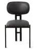 Evila 2-delige set: eetkamerstoelen "Muriz" antraciet - (B)43 x (H)83 x (D)47,5 cm