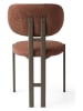 Evila 2-delige set: eetkamerstoelen "Muriz" rood - (B)43 x (H)83 x (D)47,5 cm