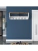 Evila Garderobe in Weiß/ Hellbraun - (B)120 x (H)37,2 x (T)22,2 cm