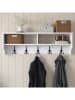 Evila Garderobe in Weiß - (B)120 x (H)37 cm
