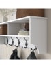Evila Garderobe in Weiß - (B)120 x (H)37 cm