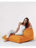 Evila Sitzsack "Pyramid" in Orange - (B)90 x (T)145 cm