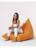 Evila Sitzsack "Pyramid" in Orange - (B)90 x (T)145 cm