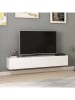 Evila TV-meubel "Rigel" wit - (B)180 x (H)30 x (D)32 cm