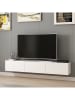 Evila TV-meubel "Rigel" wit - (B)180 x (H)30 x (D)32 cm