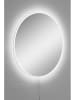 Evila LED-Spiegel in Weiß - Ø 40 cm