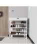 Evila Schoenenkast "Royal" wit - (B)80 x (H)90 x (D)30 cm