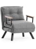 Evila Schlafsessel "Sandro" in Grau - (B)78 x (H)69 x (T)50 cm