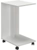 Evila Beistelltisch "Shp" in Weiß - (B)35 x (H)65 x (T)45 cm