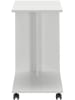Evila Beistelltisch "Shp" in Weiß - (B)35 x (H)65 x (T)45 cm