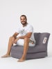 Evila Sitzsack "Siesta" in Grau - (B)55 cm