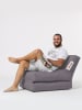 Evila Sitzsack "Siesta" in Grau - (B)55 cm