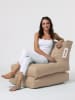 Evila Sitzsack "Siesta" in Beige - (B)55 cm