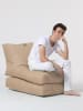 Evila Sitzsack "Siesta" in Beige - (B)55 cm