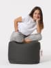 Evila Puf w kolorze szarym - wys. 45 cm