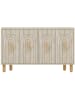 Evila Sideboard "Tiger" beige - (B)120 x (H)73,6 x (D)29,6 cm