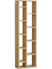 Evila Bücherregal "Tomi" in Hellbraun - (B)45 x (H)150 x (T)20 cm