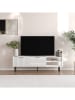 Evila TV-Regal in Weiß - (B)150 cm - (H)45 cm - (T)30 cm