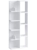 Evila Bücherregal "Viva" in Weiß - (B)60 x (H)150 x (T)18 cm