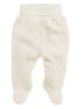 Playshoes Fleece-Strampelhose in Weiß