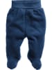 Playshoes Fleece-Strampelhose in Dunkelblau