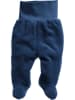 Playshoes Fleece-Strampelhose in Dunkelblau