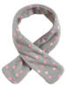 Playshoes Fleece-Steckschal in Grau/ Rosa
