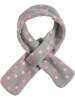 Playshoes Fleece-Steckschal in Grau/ Rosa