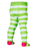 Playshoes Strumpfhose in Grün/ Weiß