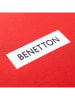 Benetton Kissen in Rot/ Weiß - (L)40 x (B)40 cm